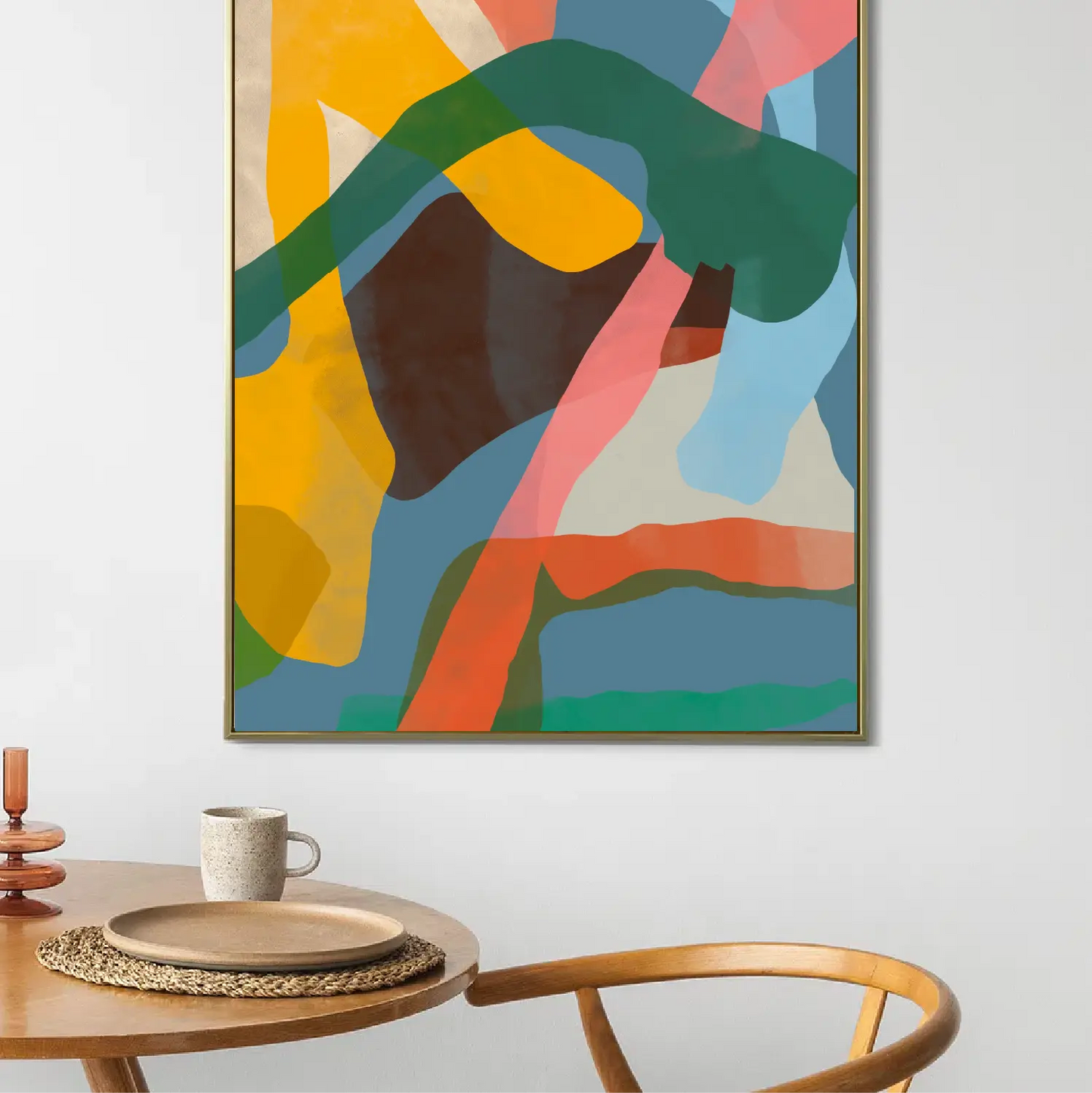 bedroom prints mock up